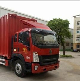 SINOTUK HOWO utilizó modo de la impulsión del camión 4×2 de la caja del cargo 2012 estándar de emisión EURO del año V
