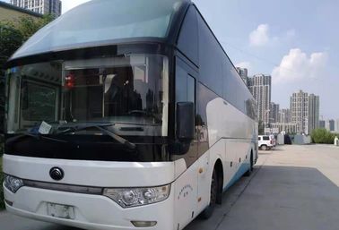 Autobuses usados longitud del motor diesel 12000m m Yutong de Yuchai de la puerta doble de los asientos de 2010 años 50