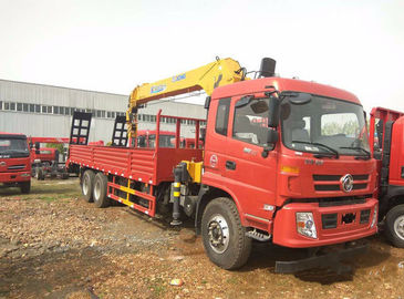 90 kilómetros por hora de la velocidad máxima Dongfeng utilizaron la grúa montada camión 3-20 toneladas de capacidad de cargamento