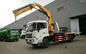 90 kilómetros por hora de la velocidad máxima Dongfeng utilizaron la grúa montada camión 3-20 toneladas de capacidad de cargamento