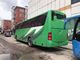 51 asientos puertas usadas Yutong de la diapositiva del verde dos del motor del frente del bus turístico de 2010 años