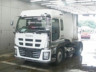 Poder usado ISUZU 6175x2496x3350m m del motor de HP del camión 350 del tractor del EURO IV