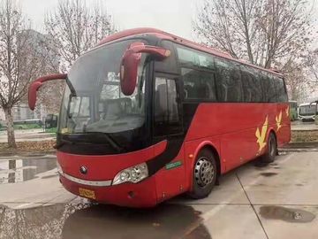 39 el rojo de Yutong de la transmisión manual de 2013 años de los asientos 180KW utilizó el autobús del pasajero